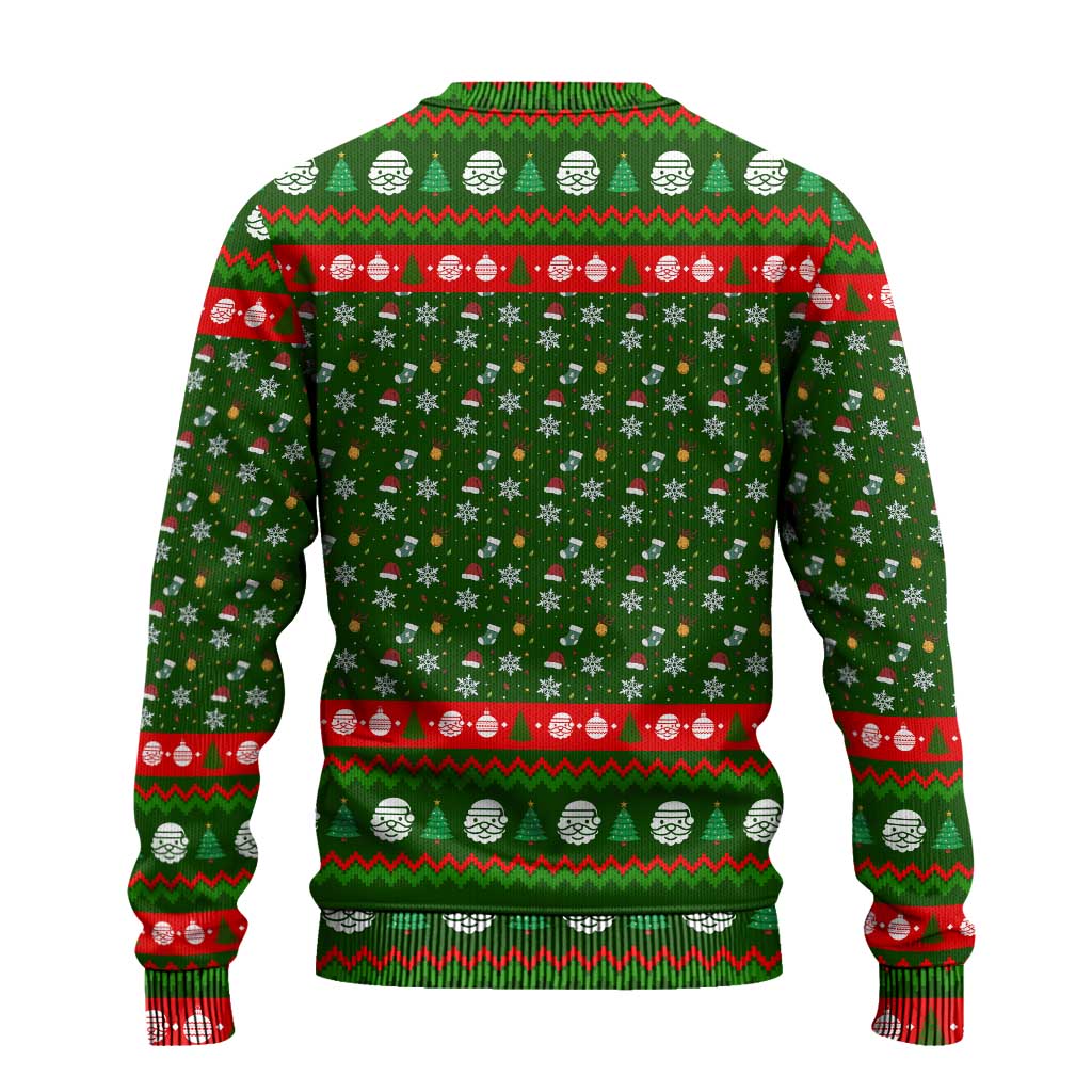Awesome Firefighter Christmas Ugly Christmas Sweater Xmas Holiday Patterns - Wonder Print Shop