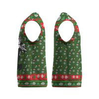 Awesome Firefighter Christmas Knitted V-Neck Vest Xmas Holiday Patterns - Wonder Print Shop
