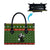 Awesome Firefighter Christmas Leather Bag Xmas Holiday Patterns - Wonder Print Shop