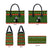 Awesome Firefighter Christmas Leather Bag Xmas Holiday Patterns - Wonder Print Shop