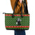 Awesome Firefighter Christmas Leather Tote Bag Xmas Holiday Patterns - Wonder Print Shop