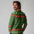 Awesome Firefighter Christmas Long Sleeve Polo Shirt Xmas Holiday Patterns - Wonder Print Shop