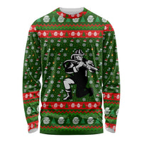 Awesome Firefighter Christmas Long Sleeve Shirt Xmas Holiday Patterns - Wonder Print Shop
