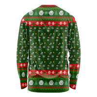 Awesome Firefighter Christmas Long Sleeve Shirt Xmas Holiday Patterns - Wonder Print Shop