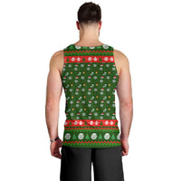 Awesome Firefighter Christmas Men Tank Top Xmas Holiday Patterns - Wonder Print Shop