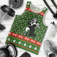 Awesome Firefighter Christmas Men Tank Top Xmas Holiday Patterns - Wonder Print Shop