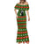 Awesome Firefighter Christmas Mermaid Dress Xmas Holiday Patterns - Wonder Print Shop