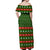 Awesome Firefighter Christmas Off Shoulder Maxi Dress Xmas Holiday Patterns - Wonder Print Shop