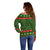 Awesome Firefighter Christmas Off Shoulder Sweater Xmas Holiday Patterns - Wonder Print Shop