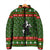 Awesome Firefighter Christmas Padded Jacket Xmas Holiday Patterns - Wonder Print Shop
