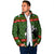 Awesome Firefighter Christmas Padded Jacket Xmas Holiday Patterns - Wonder Print Shop
