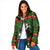 Awesome Firefighter Christmas Padded Jacket Xmas Holiday Patterns - Wonder Print Shop