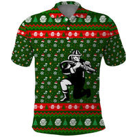 Awesome Firefighter Christmas Polo Shirt Xmas Holiday Patterns - Wonder Print Shop