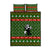 Awesome Firefighter Christmas Quilt Bed Set Xmas Holiday Patterns - Wonder Print Shop