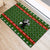 Awesome Firefighter Christmas Rubber Doormat Xmas Holiday Patterns - Wonder Print Shop