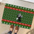 Awesome Firefighter Christmas Rubber Doormat Xmas Holiday Patterns - Wonder Print Shop