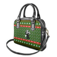 Awesome Firefighter Christmas Shoulder Handbag Xmas Holiday Patterns - Wonder Print Shop