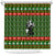 Awesome Firefighter Christmas Shower Curtain Xmas Holiday Patterns - Wonder Print Shop