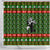 Awesome Firefighter Christmas Shower Curtain Xmas Holiday Patterns - Wonder Print Shop
