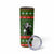Awesome Firefighter Christmas Skinny Tumbler Xmas Holiday Patterns - Wonder Print Shop