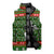 Awesome Firefighter Christmas Sleeveless Puffer Jacket Xmas Holiday Patterns - Wonder Print Shop