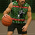 Awesome Firefighter Christmas Sleeveless Zip Hoodie Xmas Holiday Patterns - Wonder Print Shop
