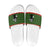 Awesome Firefighter Christmas Slide Sandals Xmas Holiday Patterns - Wonder Print Shop