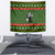 Awesome Firefighter Christmas Tapestry Xmas Holiday Patterns - Wonder Print Shop