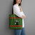 Awesome Firefighter Christmas Tote Bag Xmas Holiday Patterns - Wonder Print Shop