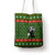 Awesome Firefighter Christmas Tote Bag Xmas Holiday Patterns - Wonder Print Shop