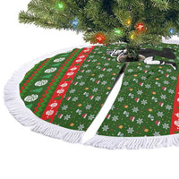 Awesome Firefighter Christmas Tree Skirt Xmas Holiday Patterns - Wonder Print Shop