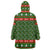 Awesome Firefighter Christmas Wearable Blanket Hoodie Xmas Holiday Patterns - Wonder Print Shop