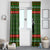 Awesome Firefighter Christmas Window Curtain Xmas Holiday Patterns - Wonder Print Shop