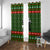 Awesome Firefighter Christmas Window Curtain Xmas Holiday Patterns - Wonder Print Shop