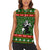 Awesome Firefighter Christmas Women Sleeveless Polo Shirt Xmas Holiday Patterns - Wonder Print Shop