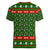 Awesome Firefighter Christmas Women V-Neck T-Shirt Xmas Holiday Patterns - Wonder Print Shop