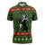Awesome Firefighter Christmas Zipper Polo Shirt Xmas Holiday Patterns - Wonder Print Shop
