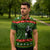 Awesome Firefighter Christmas Zipper Polo Shirt Xmas Holiday Patterns - Wonder Print Shop