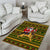 Awesome German Shepherd Dog Santa Claus Christmas Area Rug Xmas Holiday Patterns - Wonder Print Shop