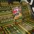 Awesome German Shepherd Dog Santa Claus Christmas Back Car Seat Cover Xmas Holiday Patterns - Wonder Print Shop