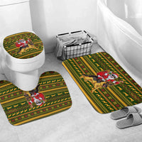 Awesome German Shepherd Dog Santa Claus Christmas Bathroom Set Xmas Holiday Patterns - Wonder Print Shop