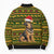 Awesome German Shepherd Dog Santa Claus Christmas Bomber Puffer Jacket Xmas Holiday Patterns - Wonder Print Shop