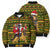 Awesome German Shepherd Dog Santa Claus Christmas Bomber Puffer Jacket Xmas Holiday Patterns - Wonder Print Shop