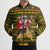Awesome German Shepherd Dog Santa Claus Christmas Bomber Puffer Jacket Xmas Holiday Patterns - Wonder Print Shop