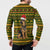 Awesome German Shepherd Dog Santa Claus Christmas Button Sweatshirt Xmas Holiday Patterns - Wonder Print Shop