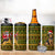 Awesome German Shepherd Dog Santa Claus Christmas 4 in 1 Can Cooler Tumbler Xmas Holiday Patterns - Wonder Print Shop