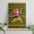 Awesome German Shepherd Dog Santa Claus Christmas Canvas Wall Art Xmas Holiday Patterns - Wonder Print Shop