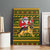 Awesome German Shepherd Dog Santa Claus Christmas Canvas Wall Art Xmas Holiday Patterns - Wonder Print Shop