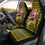Awesome German Shepherd Dog Santa Claus Christmas Car Seat Cover Xmas Holiday Patterns - Wonder Print Shop