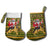 Awesome German Shepherd Dog Santa Claus Christmas Stocking Xmas Holiday Patterns - Wonder Print Shop